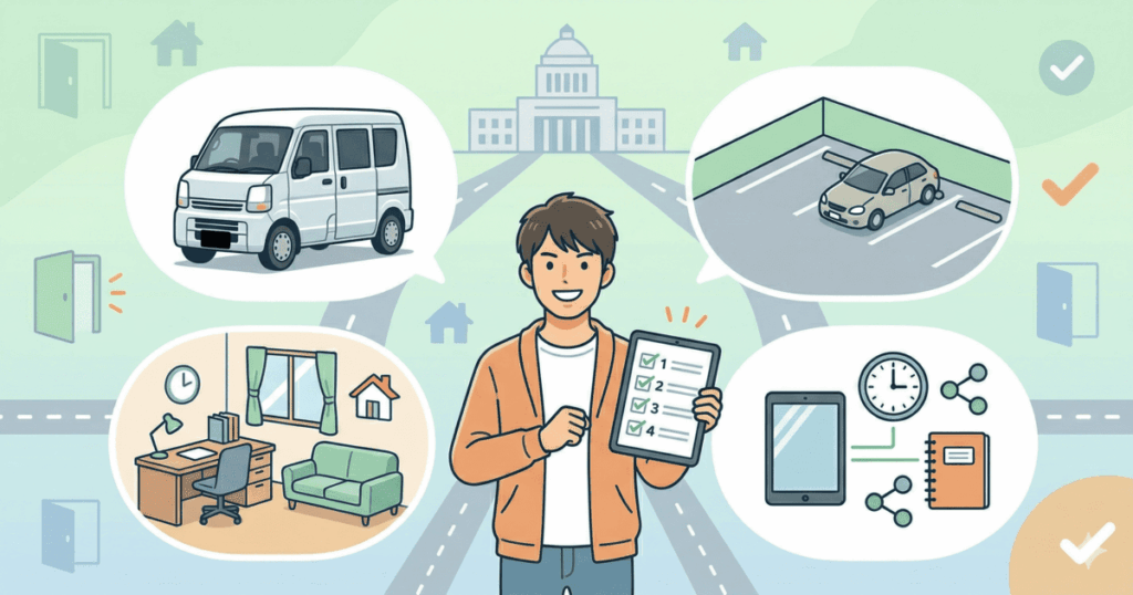 個人が黒ナンバーを取得するための4つの必須条件