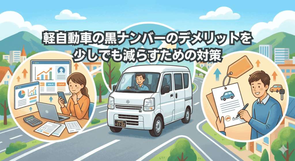 軽自動車の黒ナンバーのデメリットを少しでも減らすための対策