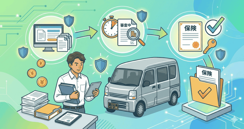 実践！黒ナンバー任意保険の加入に必要な書類と手続きの流れ