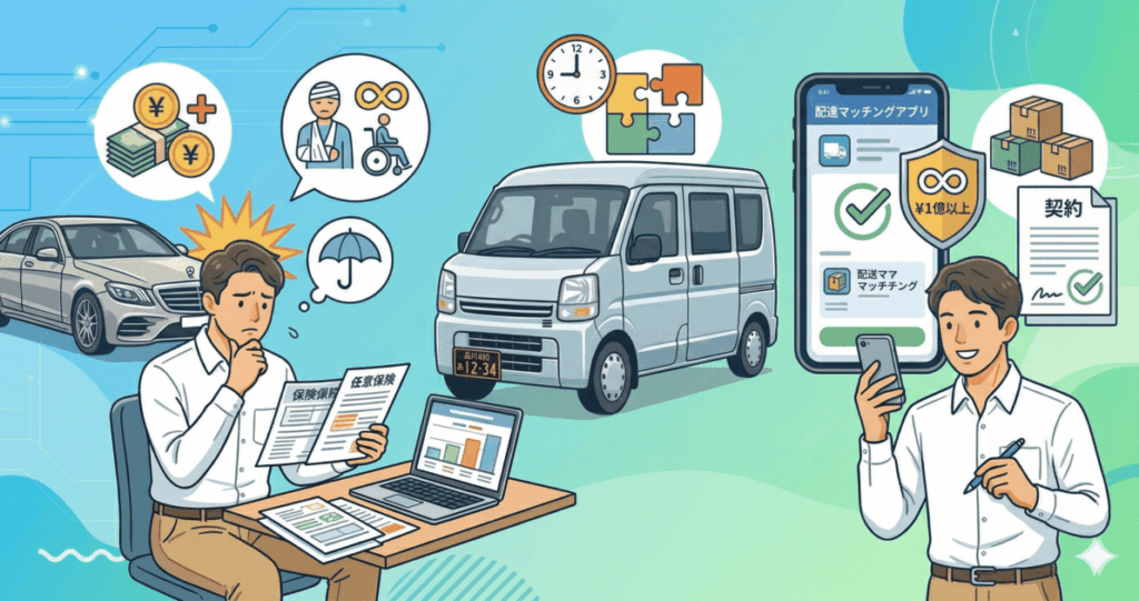 黒ナンバーで事業用任意保険が欠かせない理由