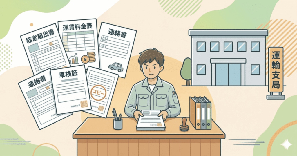 黒ナンバー必要書類運輸支局