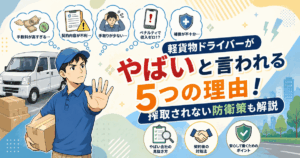 軽貨物ドライバーがやばいと言われる5つの理由！