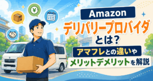 Amazonデリバリープロバイダとは？アマフレとの違いやメリットデメリットを解説